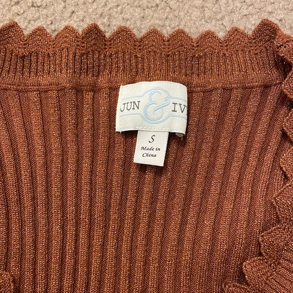 Copper Sparkly Sweater - Picture 2 of 2